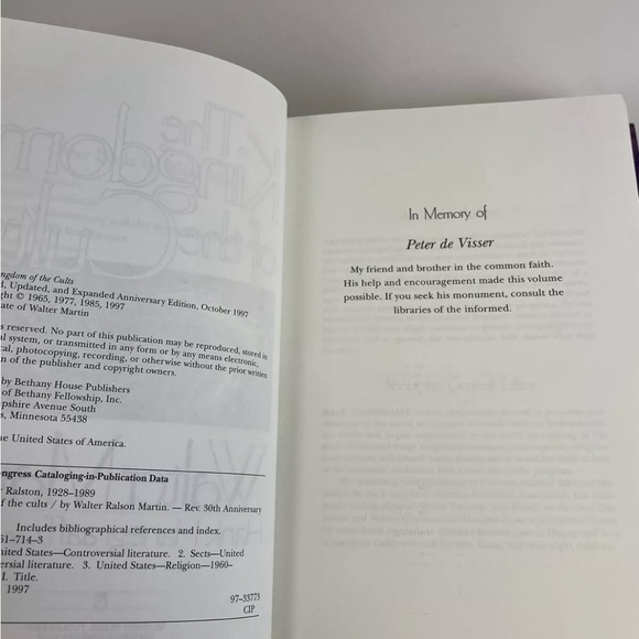kingdom of the cults Walter Martin
Edited By Hank Hanagraff - Picture 5 of 5